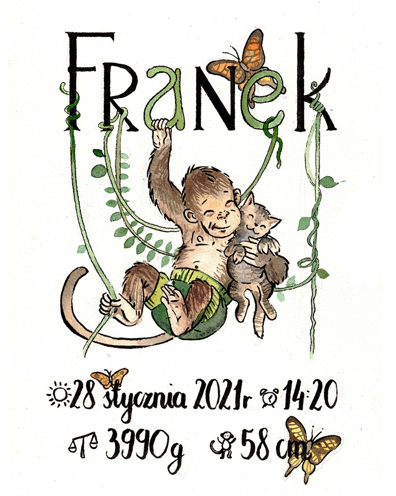 metryczka franek male